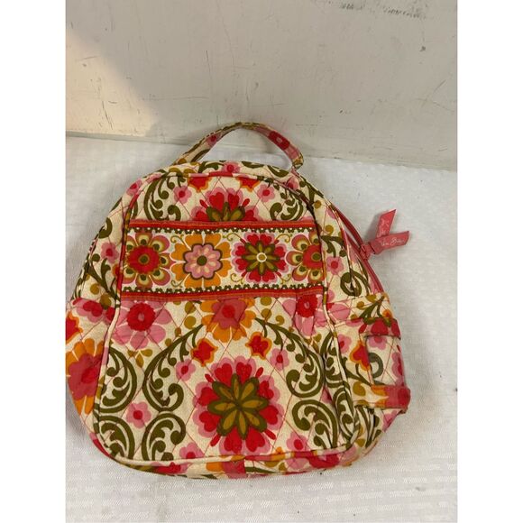 Vera bradley pink insulated lunch bag 10"x10" - Picture 5 of 7